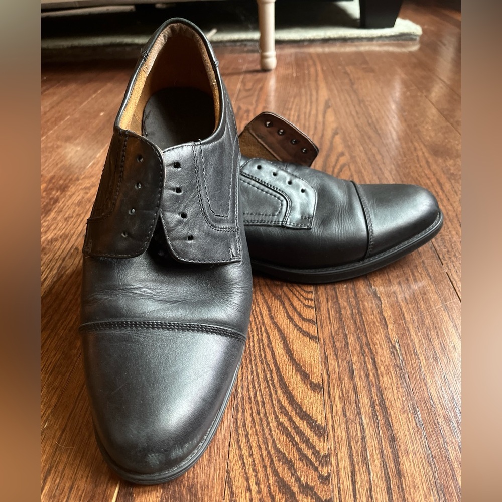 Florsheim Black Oxford Shoes Men’s 8.5D – Formal Leather Dress Shoes